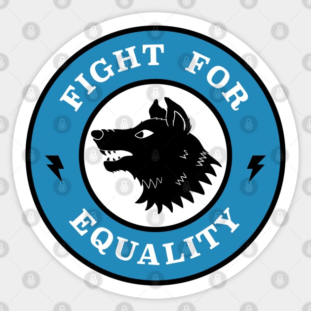 Fight For Equality Sticker by Football from the Left